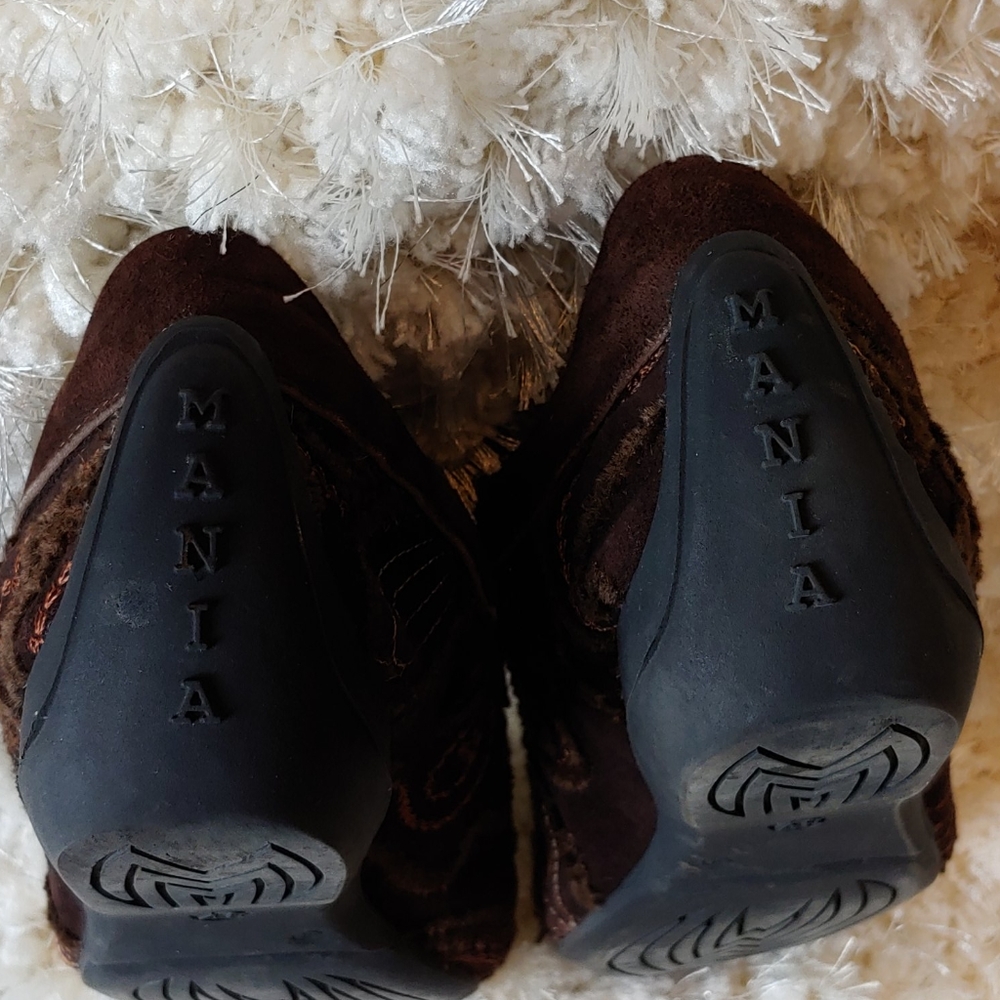 Mania Itialian Suede Embroidery Luxury Lace Shoe - Picture 3 of 4